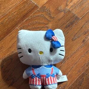 Hello Kitty Plush in Blue, White & Red Outfit